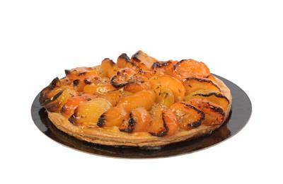 Tarte fine abricots noisettes